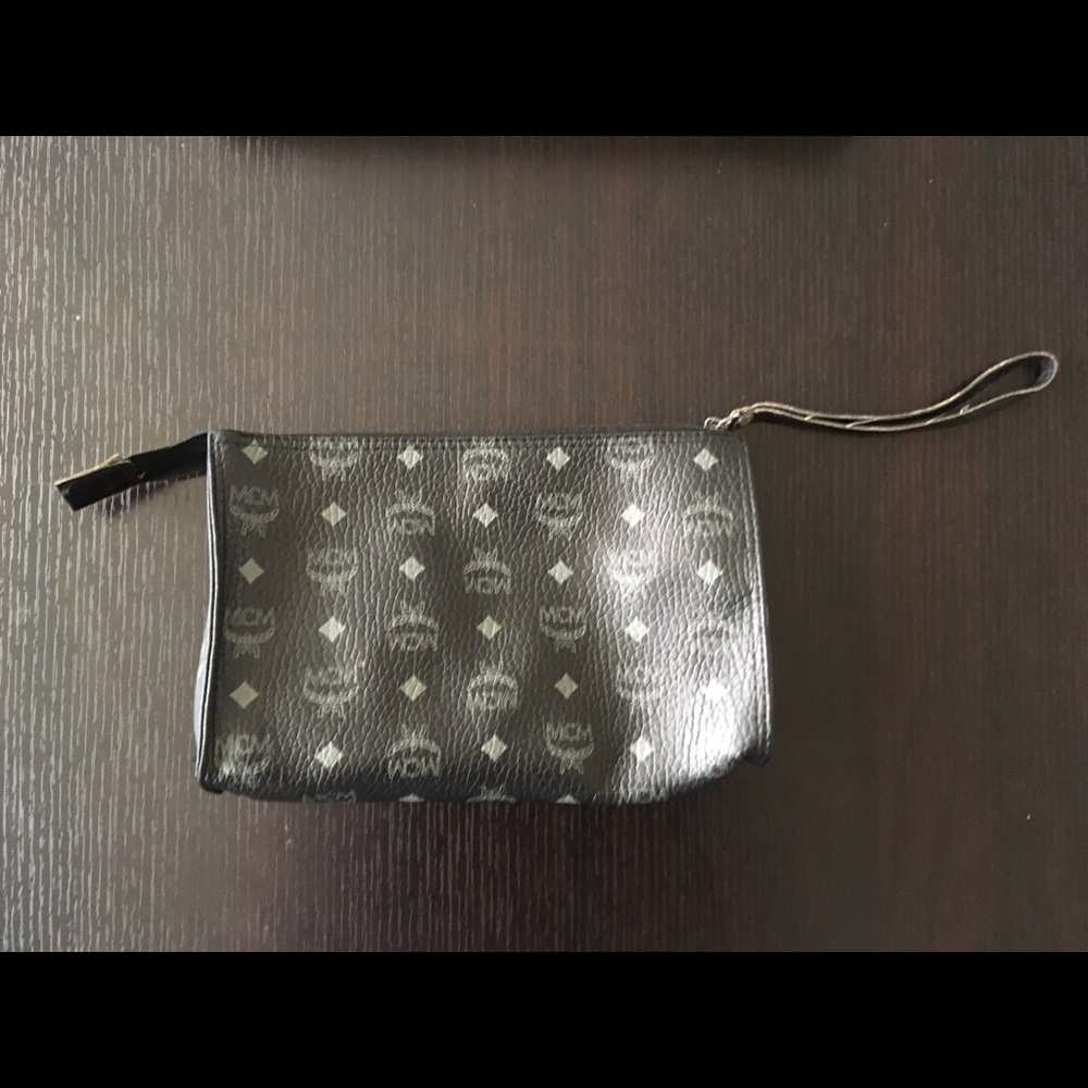Vintage MCM Leather Pouch A5819